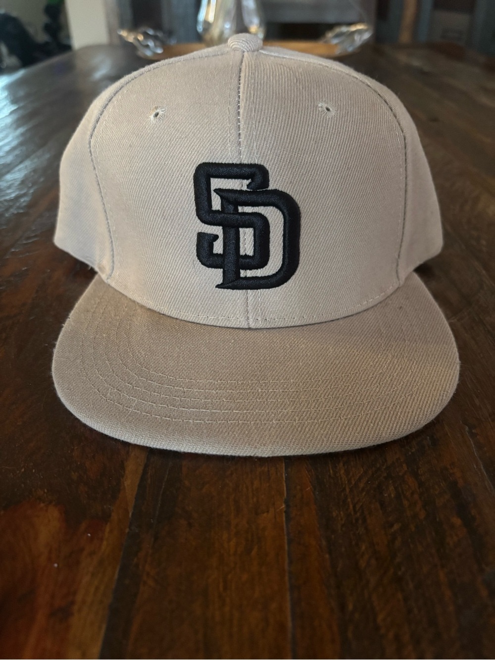 Baseball Hat with SD Logo - Beige